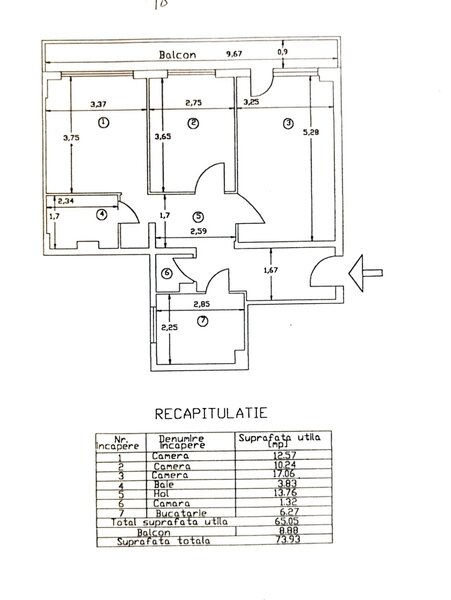 Obor, langa metrou deasupra magazinului Obor